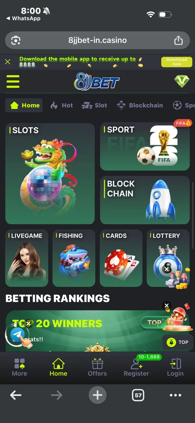 8jjbet game